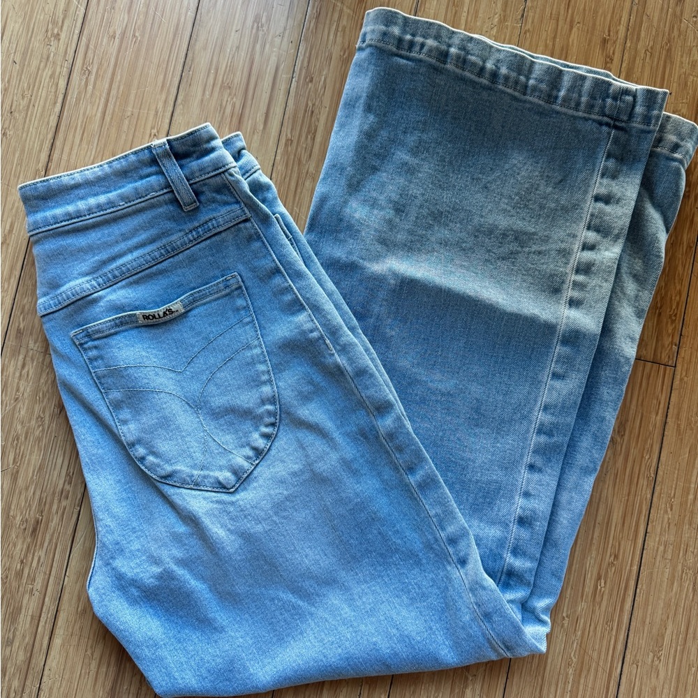 Rolla’s high-waisted sailor jeans